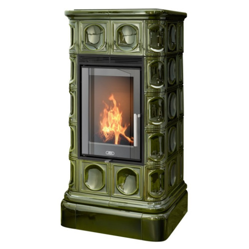 Kachlová kamna ABX Kaledonie exklusive, Zelená